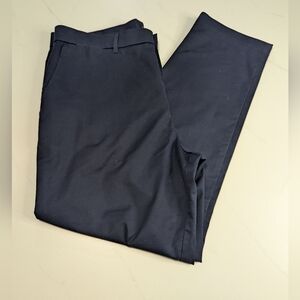 Banana Republic Navy Blue Slim Fit Flat Front Dress Pants Slacks Mens Size 36x30